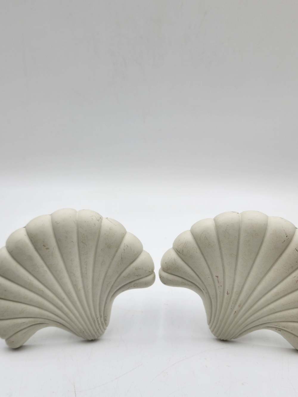 Pair of White Shell Curtain Tie Backs